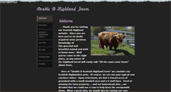 Desktop Screenshot of doubledhighlandfarm.com